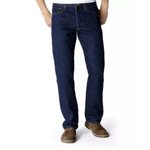 Levi’s 501 Original Stretch Button Fly Size 30x32 Dark Wash NWT MSRP $118